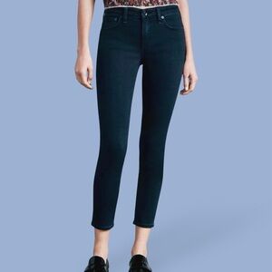 NWT Rag & Bone ‘Cate’ Mid-Rise Ankle Length Skinny Jean in “Oxford” Wash Size 24
